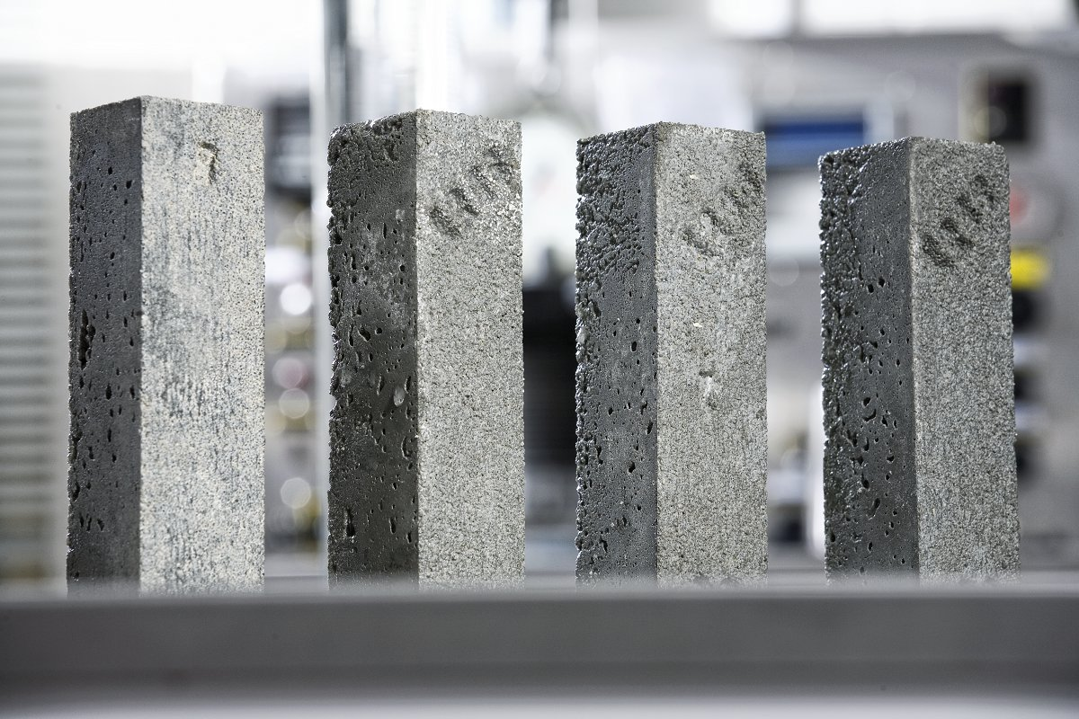 Плотность образцов бетона